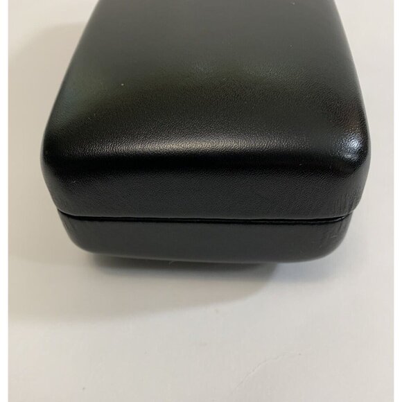 Ralph Lauren Black Clamshell Case For Eyeglasses Sunglasses With Cleaning Cloth - Picture 8 of 11